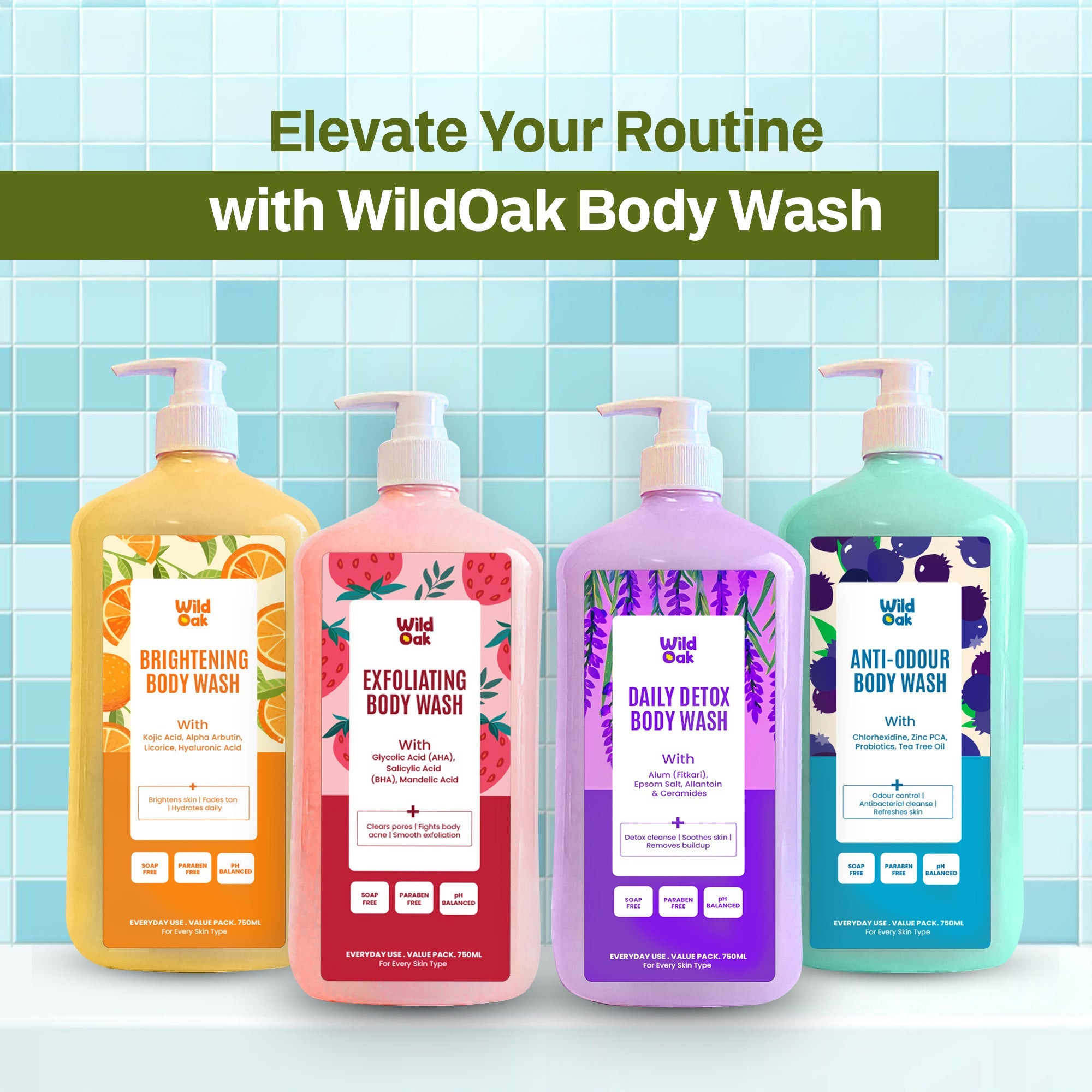 🌿 How to Remove Tan from Back, Neck & Arms with Brightening Body Washes