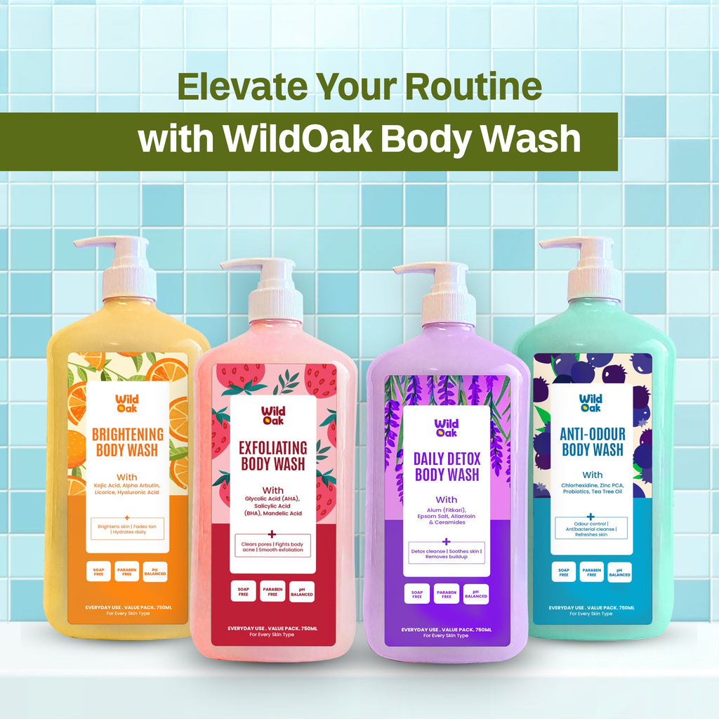 🌿 How to Remove Tan from Back, Neck & Arms with Brightening Body Washes