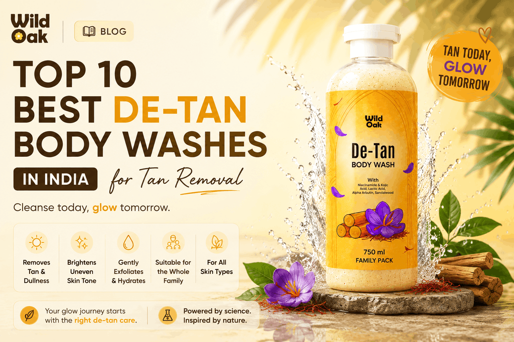 Top 10 Best De-Tan Body Washes in India for Tan Removal