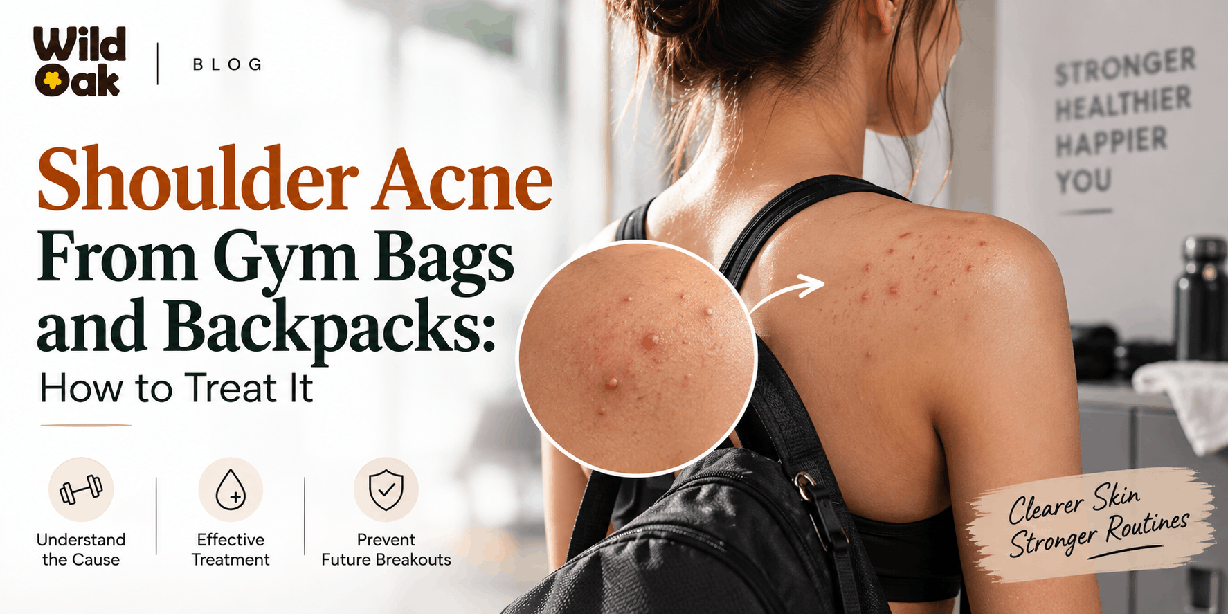 Shoulder Acne From Gym Bags and Backpacks: How to Treat It