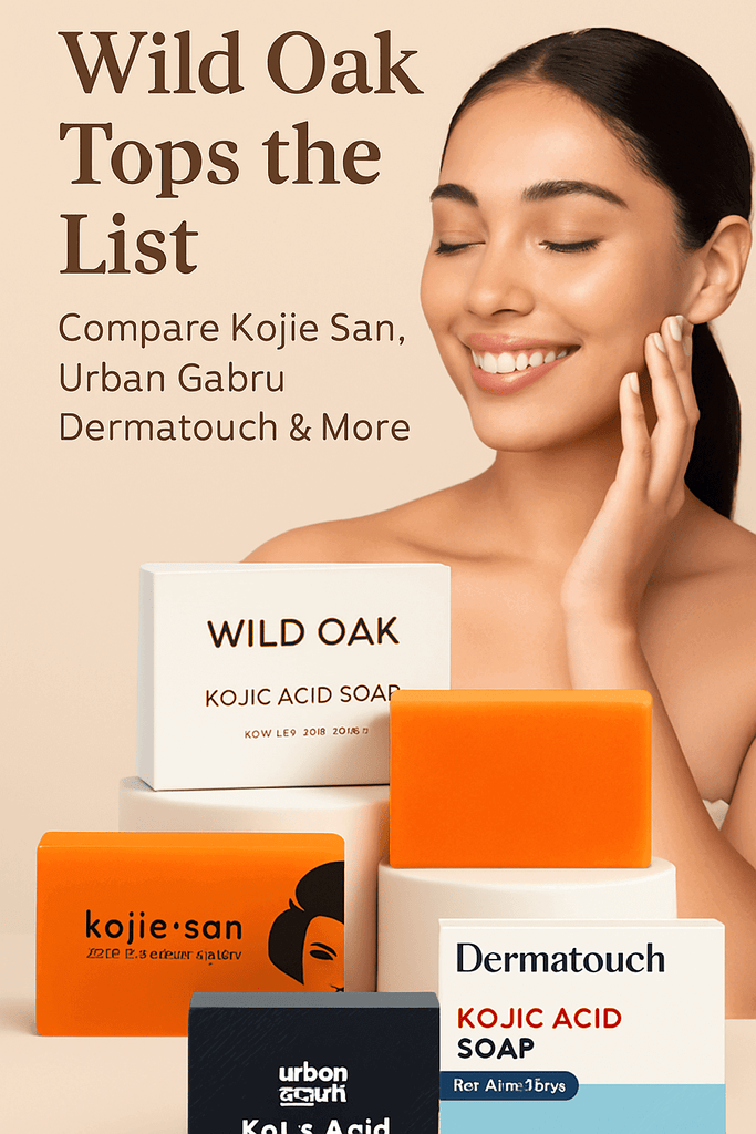Best Kojic Acid Soaps for Dark Spots in India (2026): Wild Oak, Kojie San, Urban Gabru & More Compared